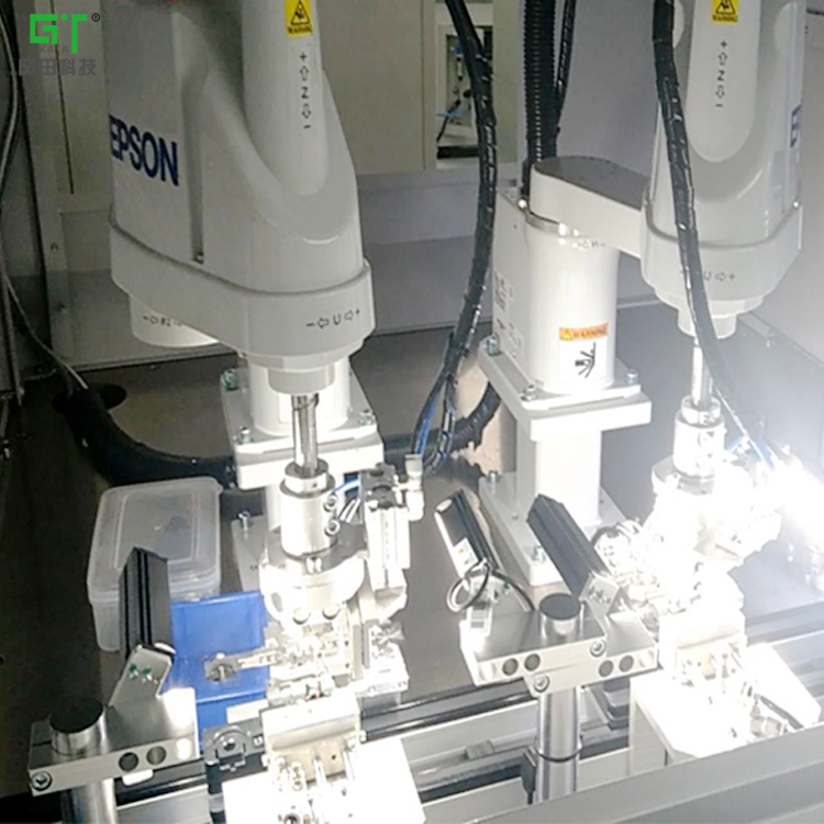 倒車?yán)走_(dá)自動化裝配線